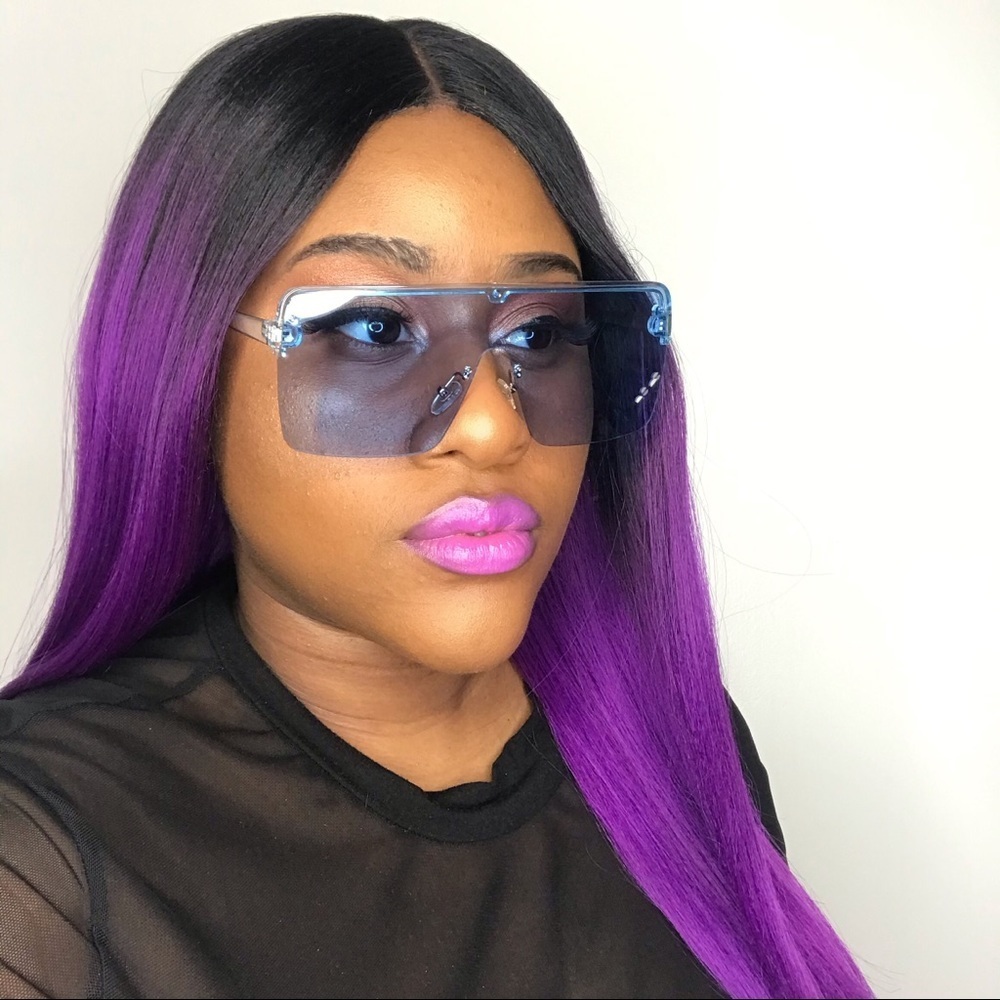 Flat Top Shield Sunglasses